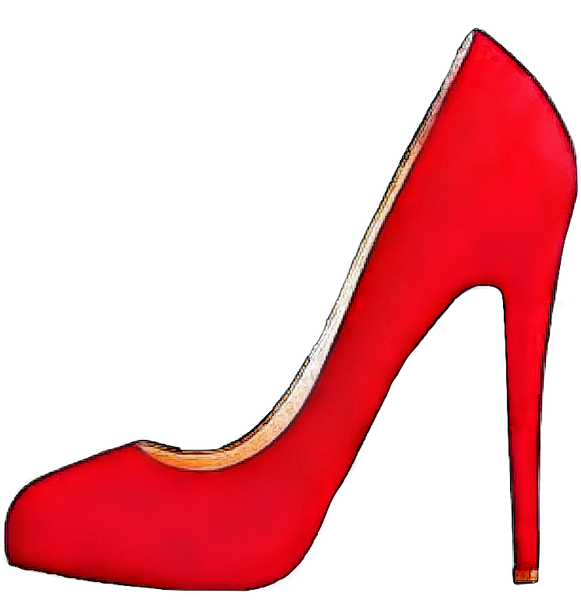 Red High Heel Shoe