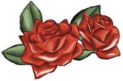 Red Rose Pair