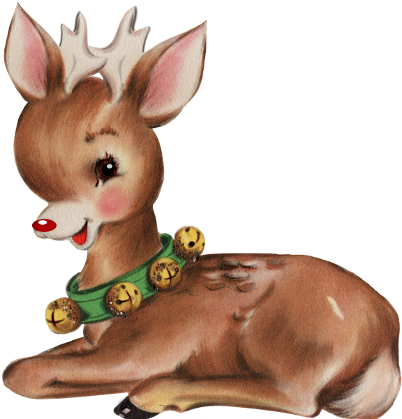 Adorable Little BabyRudolph Reindeer