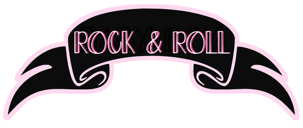 Rock & Roll Chalk Banner