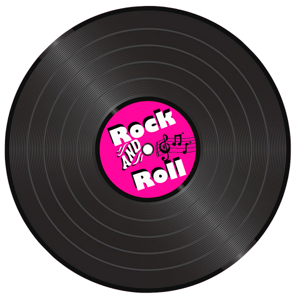 Rock & Roll Album Record Party Decoration