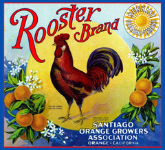 Rooster Vintage Label