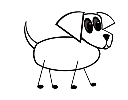 Rover Cute Dog Clip Art in 15 different looks