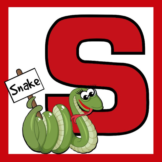 S - Snake alphabet Square
