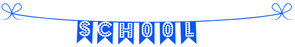 Back To School Banner - Blue