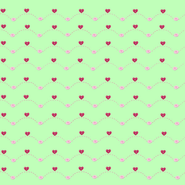 7 Stitched Hearts & Buttons Backgrounds Bundle 12x12 SEW CUTE!