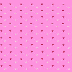 7 Stitched Hearts & Buttons Backgrounds Bundle 12x12 SEW CUTE!