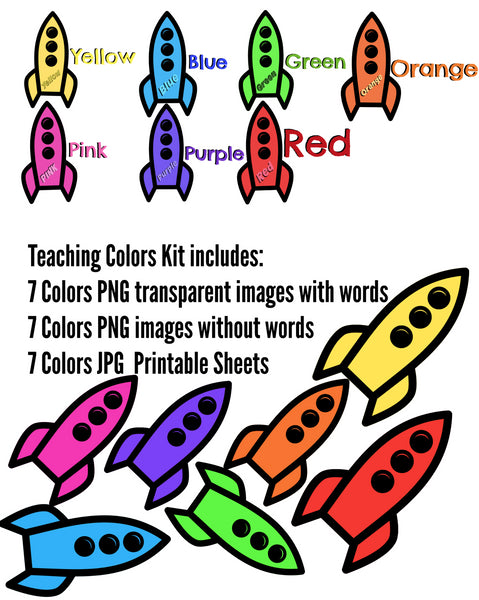 Teachers Kit - Learning Colors with Space Rockets