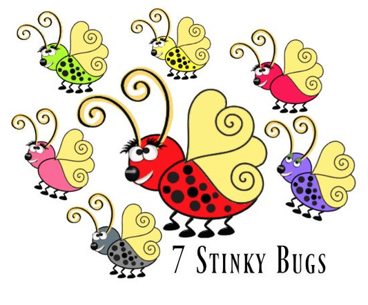 Stinky Bugs - 8 little bugs