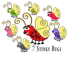 Stinky Bugs - 8 little bugs