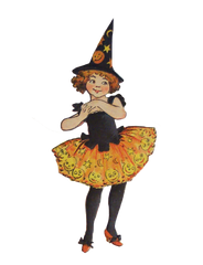Sweet Little Witch in tutu