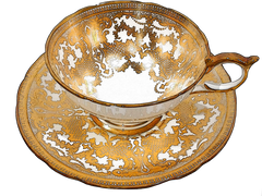 Teacup - Vintage Gold Teacup