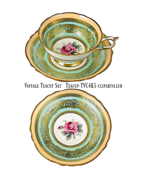 Teacup Vintage Set #TVC4&5