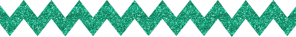 Glitter Chevron Zigzag Trim Border Bundle #1 Blue, Green, Silver, Teal 5 images