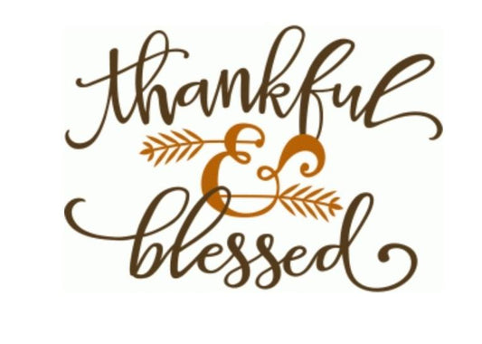 Thankful & Blessed Facebook Greeting