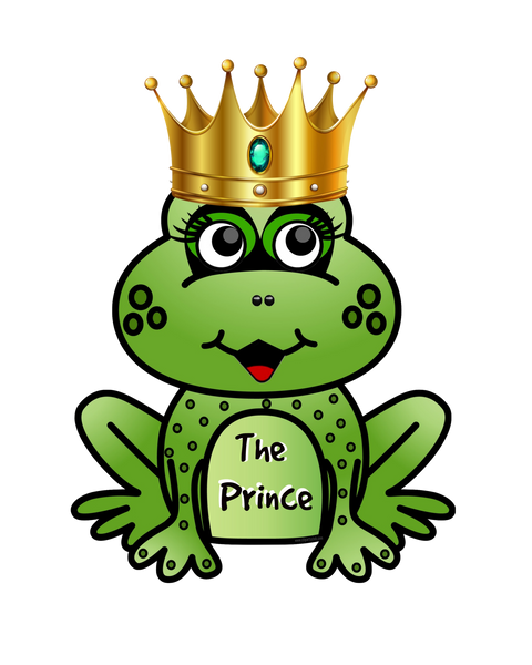 "The Prince" Frog Print 8X10 & PNG image
