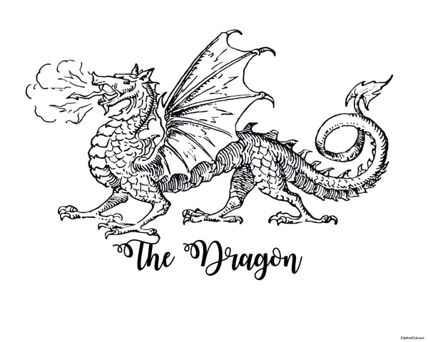 The Dragon 8x10 Print