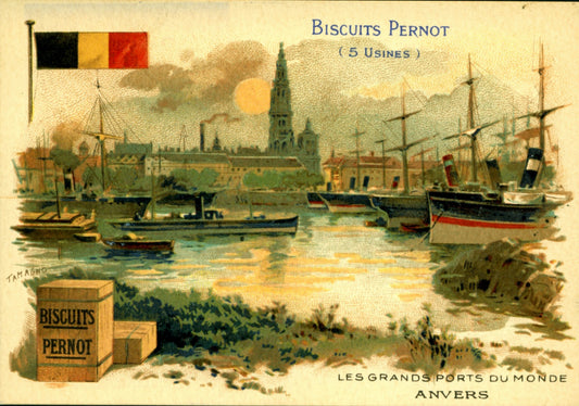 ANVERS Port - Vintage Postcard