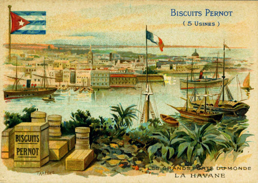 Cuba - Vintage Postcard - Vintage Port Of Cuba