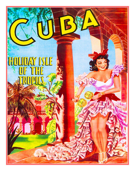 Cuba Vintage 8X10 Print
