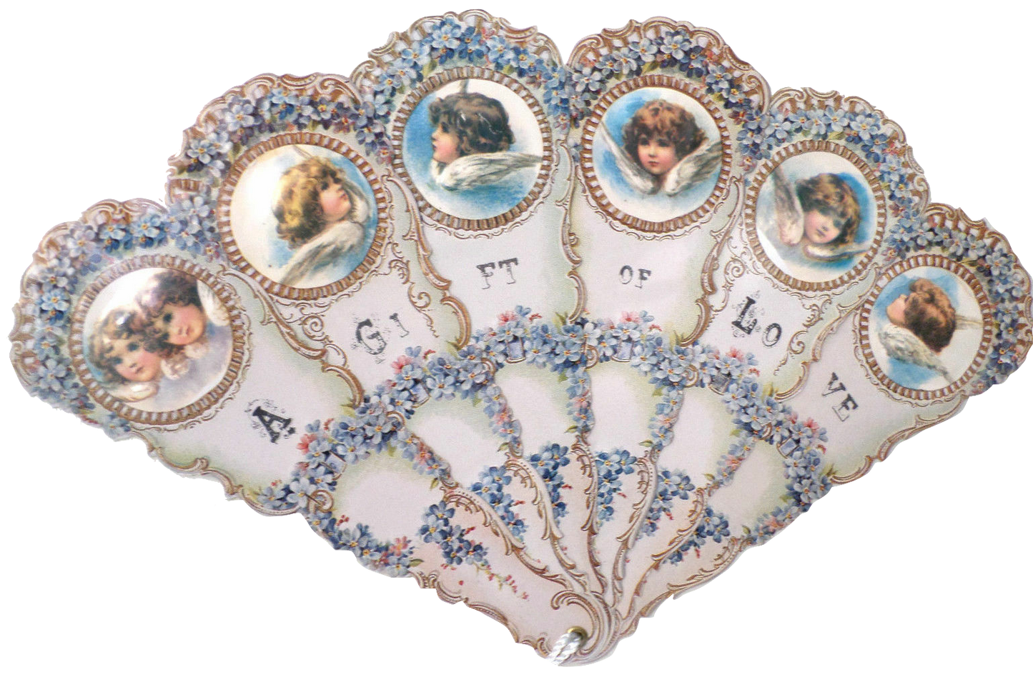 Antique Victorian Fan - A Gift of Love