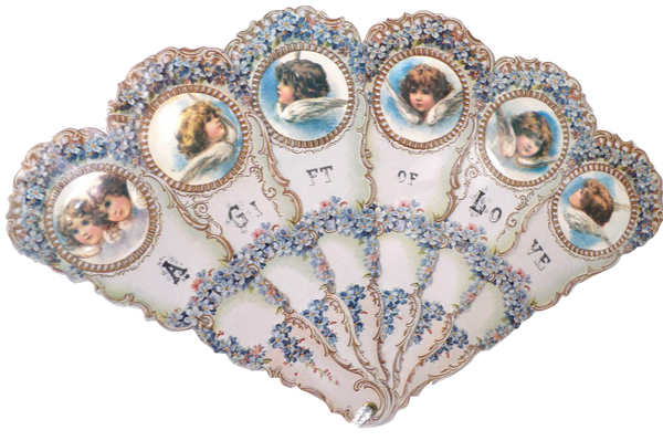 Antique Victorian Fan - A Gift of Love