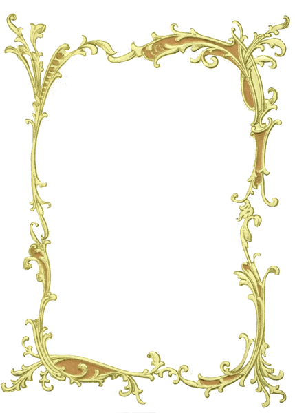 Victorian Frame - Ornate - Yellow