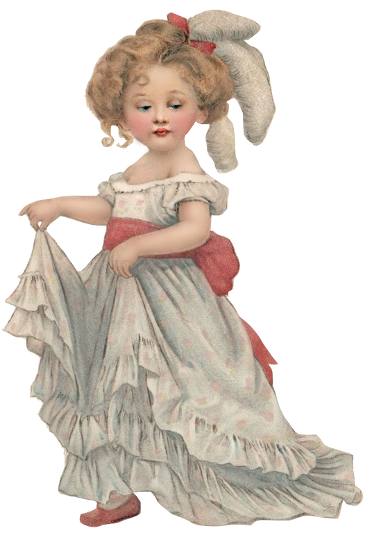 Beautiful Little Victorian Girl - Marie Antoinette Era