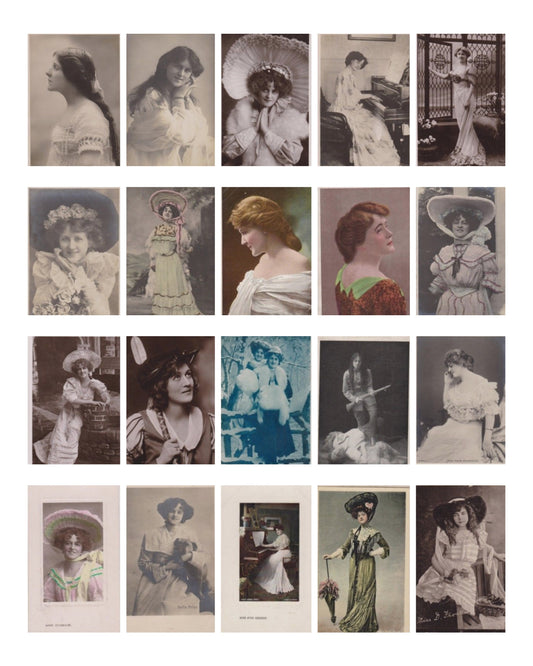 Victorian Vintage Ladies Collage Sheet #2