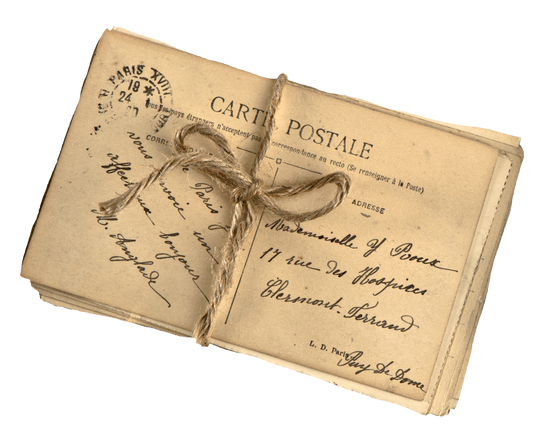 Vintage French Letters  - Ephemera