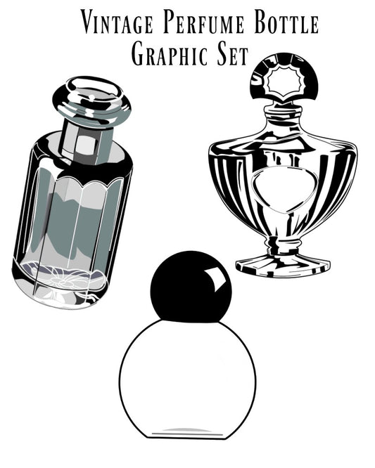 Vintage Perfume Bottle Set