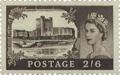 Beautiful Vintage Queen Stamp Ephemera