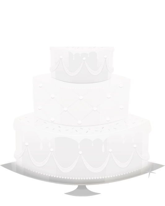 Beautiful White Wedding Cake 3 Tier
