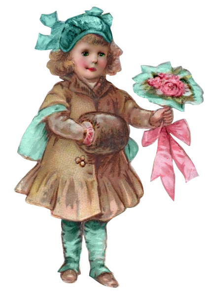 Little Victorian Dutch Girl - Winter Dressed