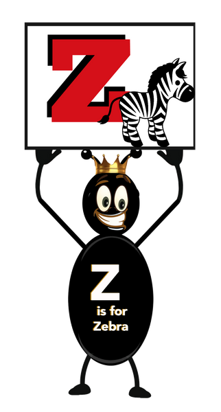 Alphabet - Letter Z - Ant Alphabet Clip Art