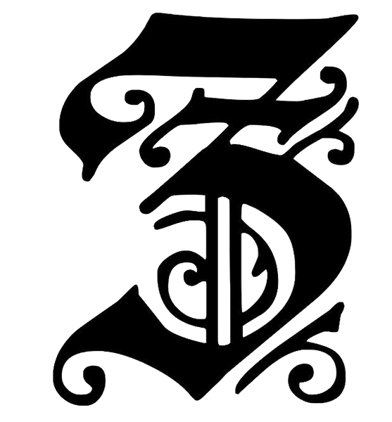 Alphabet SET A-Z Old English Monogram 26 LETTER IMAGES TRANSPARENT BACK SCROLL TO EACH LETTER TO DOWNLOAD