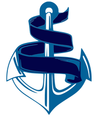 Blue & Navy Banner Anchor Ready To Personalize