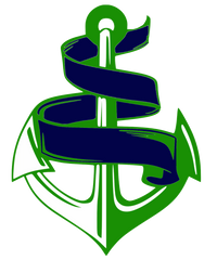 Green & Navy Banner Anchor Ready To Personalize