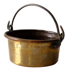 Antique Copper Brass Pot