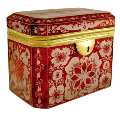 Antique Limoges -Beautiful Red