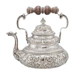 Antique Silver Tea Pot - Baroque