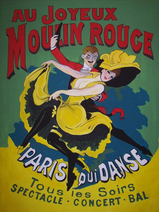 Au Joyex Moulin Rouge Paris French Vintage Print