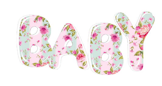 Baby Word  in Deb's Shabby Chic Pink Roses