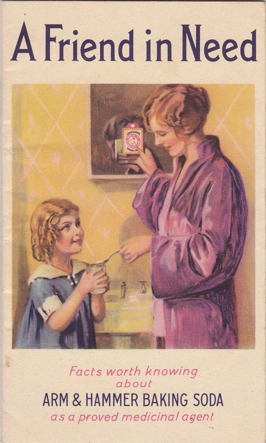 Mommy & Daughter Baking Soda Vintage Advertisement Ephemera