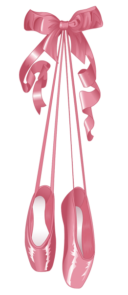 Pink Ballet Slippers Hanging