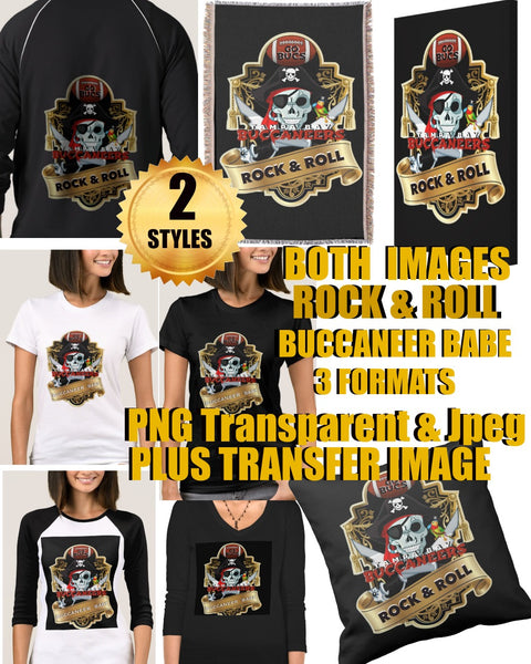 Tampa Bay Buccaneers - The BUCS Bundle  - Printables, Transfers, Clip Art - SCROLL TO THE ITEM YOU WANT TO DOWNLOAD