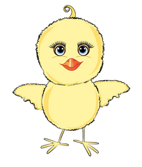 Miss Chicken Little is so cute for Easter - Clip Art