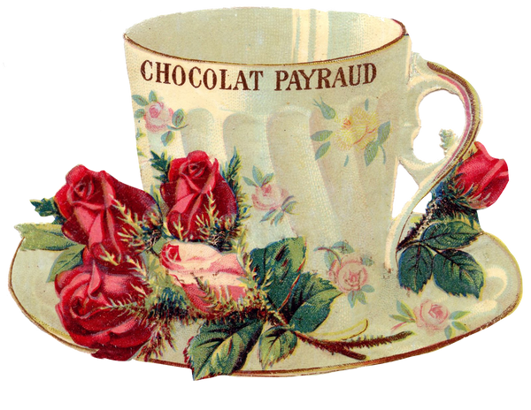 Chocolat & Roses Antique Teacup