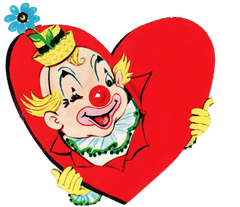 Clown Heart Valentine