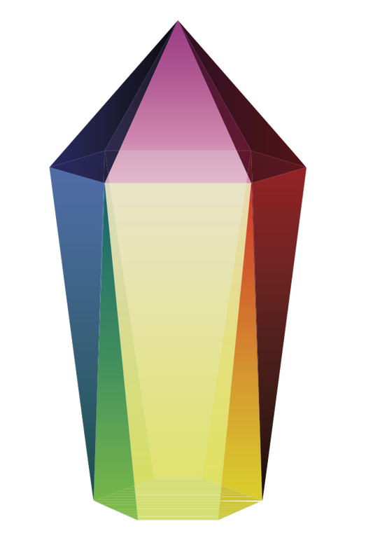beautiful Colorful crystal quartz